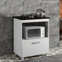Ver imagem 5 de Balcão Para Cooktop 4 Bocas Salvia Branco