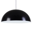 Ver imagem 3 de Pendente Meia Lua 34cm Luminária Alumínio Amarela / Branco Brilhante