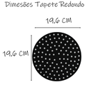 Ver imagem 3 de Kit 2unds Tapete Airfryer Silicone Antiaderente Reutilizável Redondo