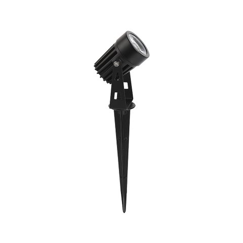 Espeto para Jardim Nordecor Oyne Led 3w Bivolt Preto Luz Verde 6136