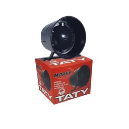 Sirene Piezoelétrica Bel Morey Taty 120db Preta - 2
