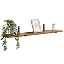 Ver imagem 1 de Prateleira Estilo Industrial Madeira Mdf Amadeirado com Mão Francesa 1mt X 15