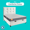 Ver imagem 4 de Kit Cabeceira + Cama Box Bau + Colchão Casal D23 Pro Inducol