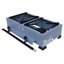 Ver imagem 4 de Kit Lanchonete Fogão Portátil 2 Bocas + Chapa 90cm e Fritadeira Profissional 2 Cubas Alcamar