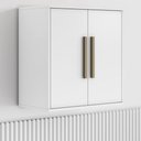 Ver imagem 2 de Armário Aéreo Lorena 2 Portas Branco Kaiki Móveis