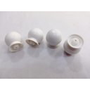 Ver imagem 4 de Kit com 12 Puxadores Gavetas Cômodas Portas Bolinha Plástico Cor:branco