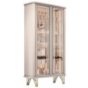 Ver mais imagens de Balcão Buffet Piacente Com Cristaleira Alvora H01 Off White - Mpozenato HB Móveis