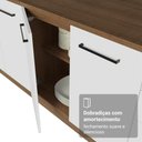 Ver mais imagens de Balcão de Cozinha 60 cm 1 Porta (sem Tampo) Rustic/Branco Agata Madesa