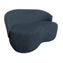 Ver imagem 3 de Kit Namoradeira + 2 Poltronas Decorativa Beatriz Orgânica Bouclé Cinza
