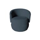 Ver imagem 6 de Kit Namoradeira + 2 Poltronas Decorativa Beatriz Orgânica Bouclé Cinza