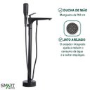 Ver imagem 5 de Misturador Monocomando de Piso para Banheira Preto