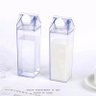 Garrafa Transparente C/ Rosca 1000ml Modelo Leite Kit C/ 2 - 1