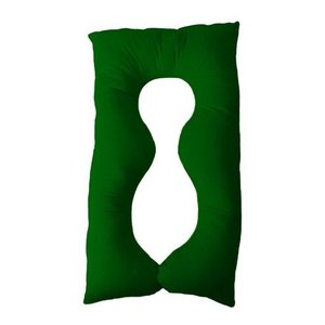 Capa para Travesseiro de Corpo U Anatômico 150x70cm Happy Line Verde