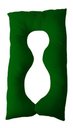 Ver imagem 1 de Capa para Travesseiro de Corpo U Anatômico 150x70cm Happy Line Verde