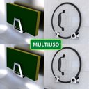 Ver imagem 6 de Kit 4 Porta Esponja de Pia Cozinha Inox Adesivo 3m F.premium