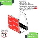 Ver imagem 4 de Kit 4 Porta Esponja de Pia Cozinha Inox Adesivo 3m F.premium