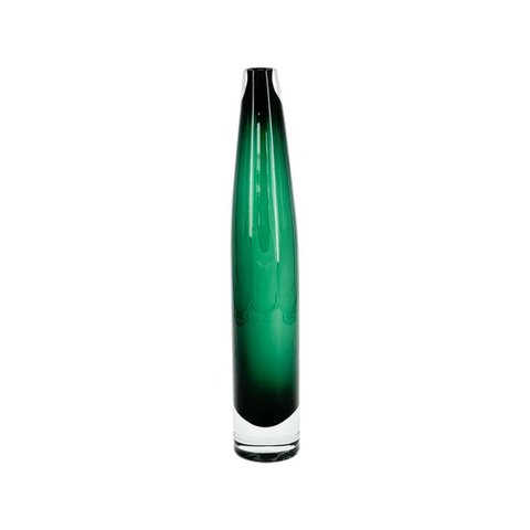 Vaso Decorativo de Vidro Estilo Murano Verde 40cm Od0215 Btc