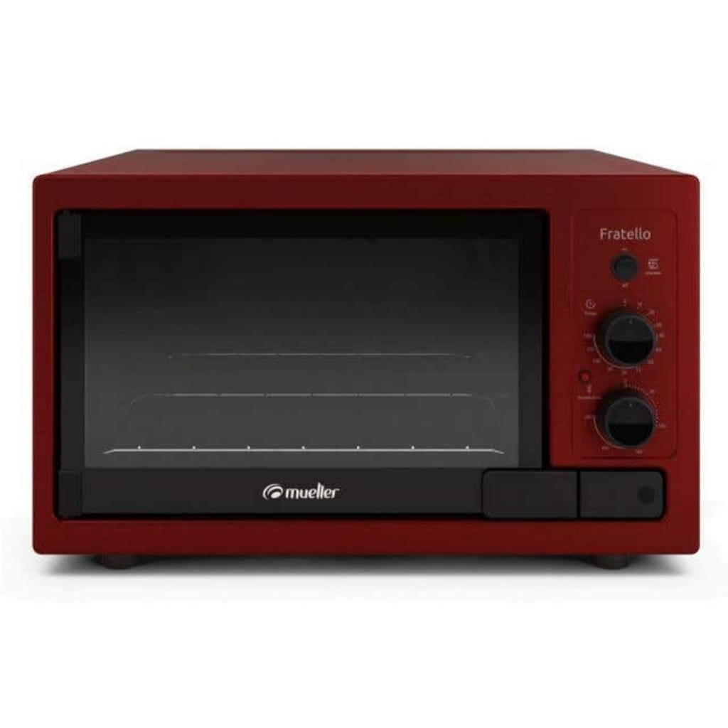 Forno de Bancada Elétrico Mueller Fratello 44L 220V Vermelho