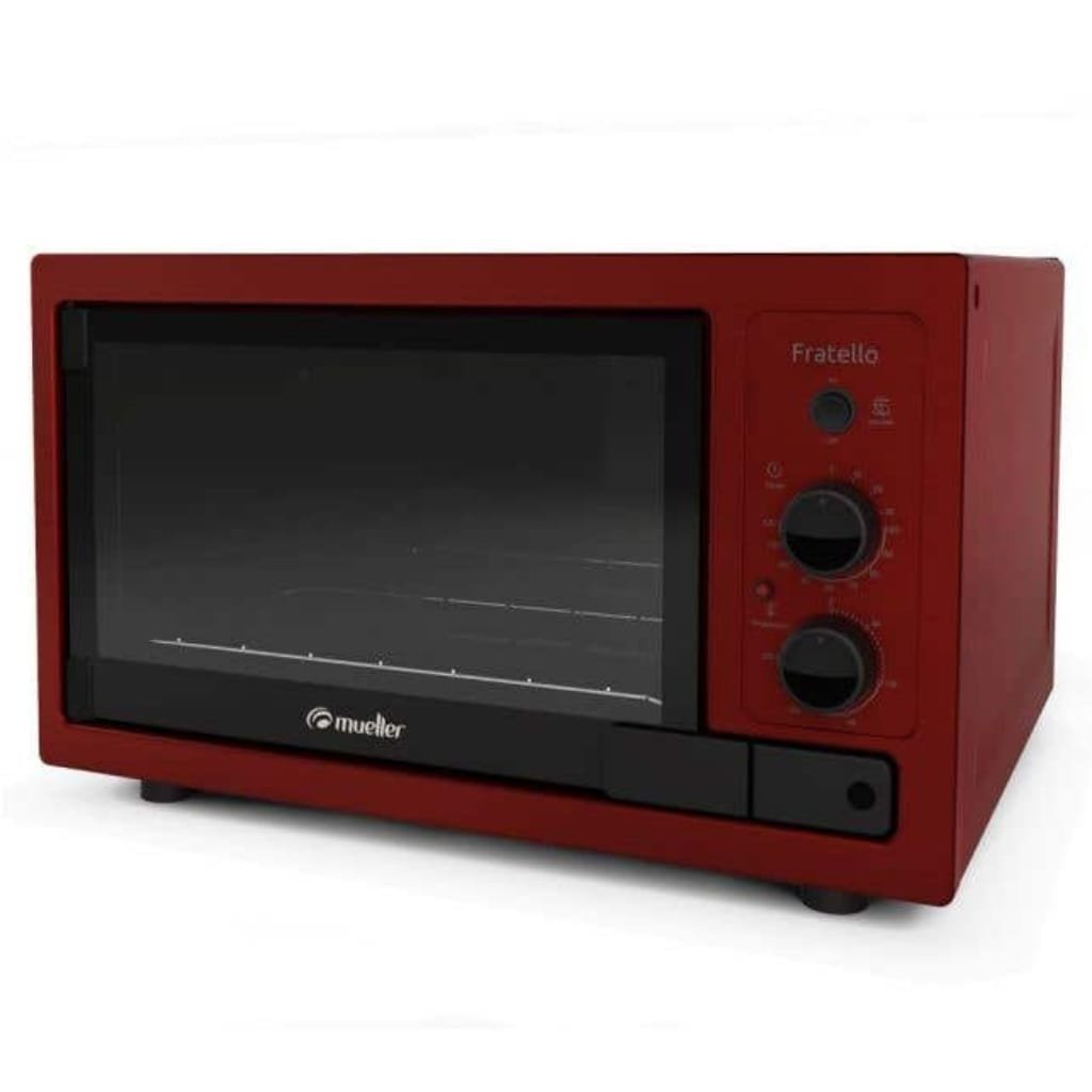 Forno de Bancada Elétrico Mueller Fratello 44L 220V Vermelho - 5