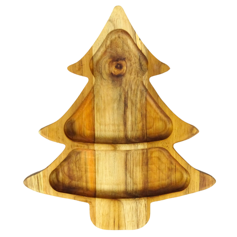 Petisqueira Natal Madeira Premium Mesa Posta Natalina