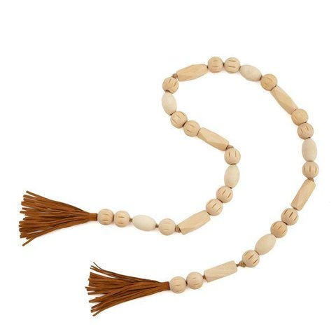 Colar Decorativo de Mesa Enfeite para Estante Mart 110cm:natural