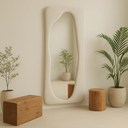 Ver imagem 1 de Espelho Palawan -Linha Trama - - Off-White - Bouclé - 160x80