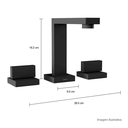 Ver imagem 3 de Misturador de Mesa Bica Alta para Lavatório Dream Black Matte