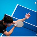 Ver imagem 4 de Kit Tenis de Mesa de Ping Pong Juvenil 15mm Mdf Sports Mania - Azul