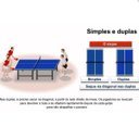 Ver mais imagens de Kit Tenis de Mesa de Ping Pong Juvenil 15mm Mdf Sports Mania - Azul