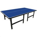 Ver imagem 1 de Kit Tenis de Mesa de Ping Pong Juvenil 15mm Mdf Sports Mania - Azul