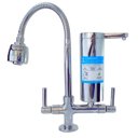 Ver imagem 1 de 2141 C80 Torneira Gourmet Bica Móvel com Filtro e Tubo Flexível Cromado com Arejador Tipo Chuveirinh