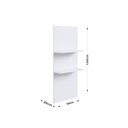Ver imagem 3 de Painel Bancada Greta 2 Prateleiras - Branco