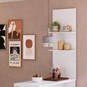 Ver imagem 2 de Painel Bancada Greta 2 Prateleiras - Branco