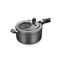 Ver imagem 1 de Panela de Pressão com Visor de Vidro Superior Fechamento Interior 6,0l Grafite Mta