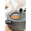 Ver imagem 5 de Panela de Pressão com Visor de Vidro Superior Fechamento Interior 6,0l Grafite Mta