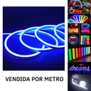 Ver imagem 3 de Mangueira Fita Led Neon Flex 12v Azul Metro Ip67