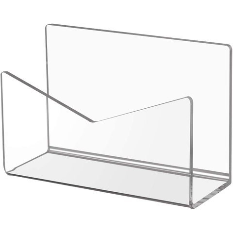 Porta Correspondência em Acrílico Transparente Carta