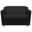 Ver imagem 1 de Namoradeira Decorativa 02 lugares Recepção Clinica Consultório Sala de Espera Tilla - TWDECORA:Corin