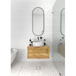 Espelho Grande Corpo Inteiro Oval com Moldura em Metal Industrial 150 X 40 Cm - 4