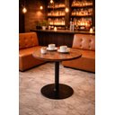 Ver imagem 3 de Mesa Bistrô Redonda 90cm Diâmetro Moderno e Funcional:preto