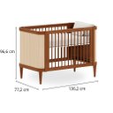 Ver imagem 3 de Berço Premium Madeira Maciça Certificado Inmetro e Acompanha o Colchão | Linha Paglia | Marca Quater