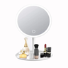 Espelho de Mesa com Led Redondo para Maquiagem Pequeno - Branco - 1