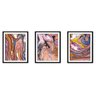 Quadro mdf 80x140 abstrato formas abstratas mod 295 - 1