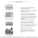 Ver imagem 3 de Armário de Cozinha Modulada Compacta 105cm com Balcão para Cooktop Veneza Multimóveis MP2260