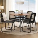 Ver imagem 1 de Conjunto Sala de Jantar 4 Cadeiras Domani Preto Carraro