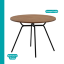 Ver imagem 3 de Conjunto Sala de Jantar 4 Cadeiras Domani Preto Carraro