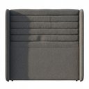 Ver imagem 1 de Cabeceira Estofada para Cama Box Queen Sasha 160cm Moderna Bouclê Cinza Escuro - Abmaza