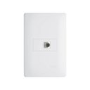Ver imagem 1 de Tomada para Telefone Fame Habitat Rj11 4 Vias com Placa 4x2