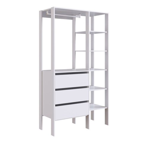 Closet 3 Gavetas Db001 Branco
