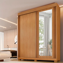 Ver imagem 1 de Guarda Roupa Mônaco 2 Portas Cinamomo - Benetil